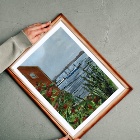 Coupeville - Green Artistic Wall Frame Mockup