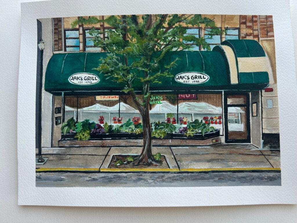 Jak’s Grill | Original Watercolor