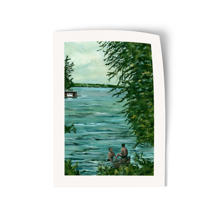 Gimme Kiss | Watercolor Vinyl Sticker