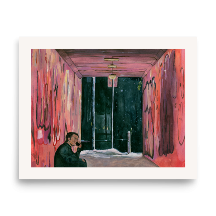 It's Always You Heated Rivalry art print — Ilya and Shane in the Moscow tunnel, 8x10 poster